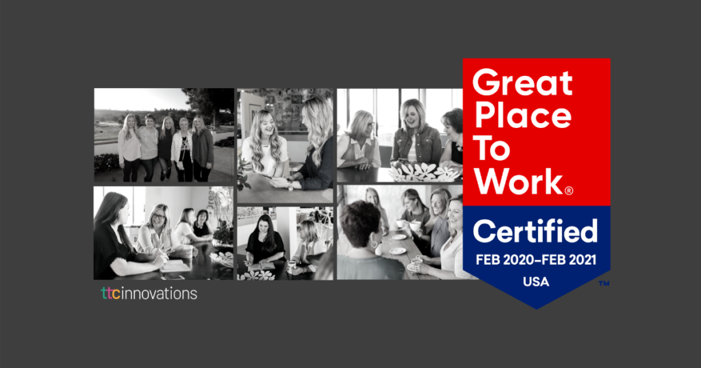 ttcInnovations is a Certified Great Places to Work® for the Second Year ...