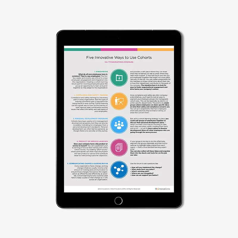 5 Innovative Ways To Use Cohorts In Learning
